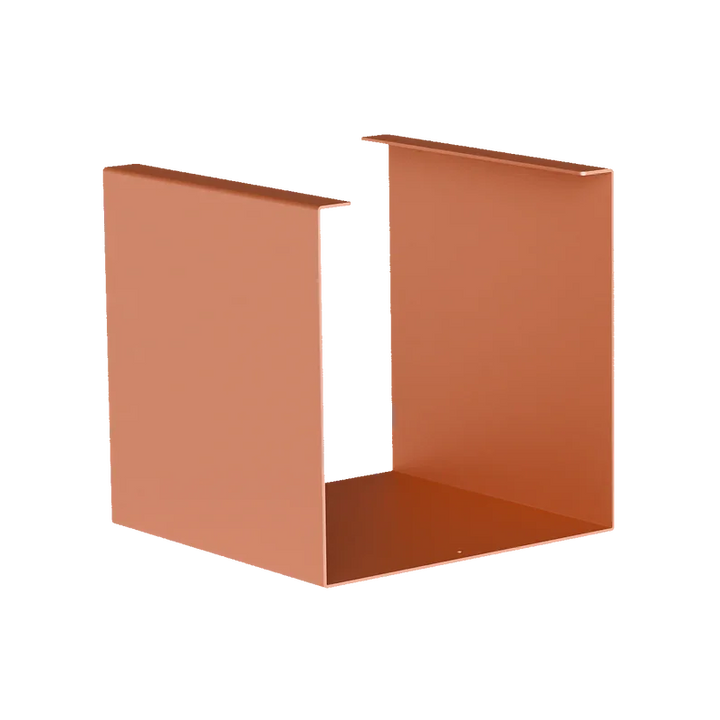 Modernes Regal aus Metall in Pfirsichfarbe, minimalistisches Design, KETT Kette Peach