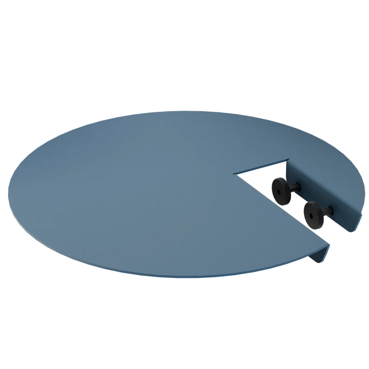 Runder, blauer Abdeckring mit herausnehmbarem Segment und Schrauben, Ersatzteil Ocean-Serie